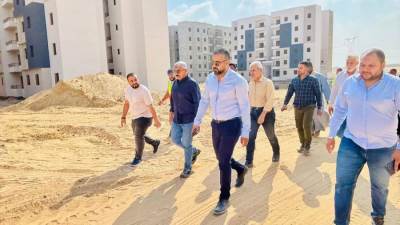 رئيس جهاز العبور الجديدة يتفقد مشروعات الإسكان والمرافق