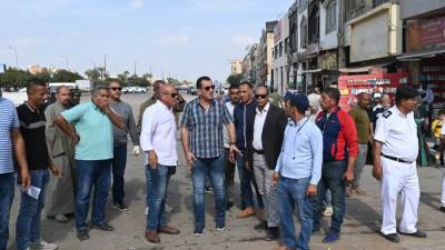 رئيس جهاز العاشر: إزالة الإشغالات بمنطقة الأردنية ومنع عودة الباعة الجائلين