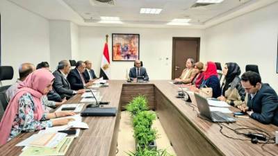 نائب وزير الإسكان يتابع تنفيذ مشروعات الصرف الصحى الريفي 