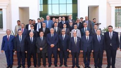 وزير العدل يفتتح مجمع محاكم الوادي الجديد