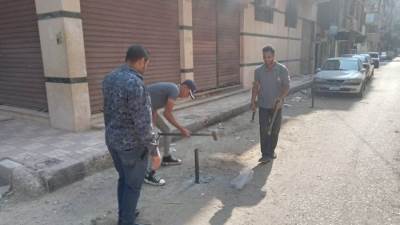 هكذا تعاملت محافظة أسيوط مع الحواجز الحديدية في الشوارع 