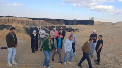 رئيس جهاز الشيخ زايد تتابع أعمال البنية التحتية بتوسعات القرار 77