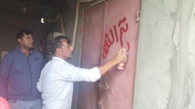 جهاز مدينة العبور الجديدة يغلق 12 منشأة مخالفة بجمعية عرابي 