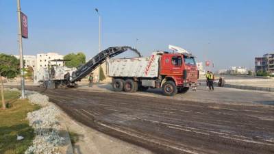 أجهزة المدن الجديدة تُواصل أعمال رفع الكفاءة والتطوير للطرق والميادين والمرافق