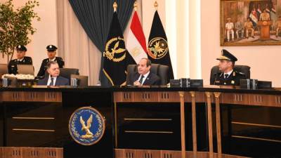 رسائل مهمة من الرئيس السيسي للطلبة المتقدمين للالتحاق بأكاديمية الشرطة (صور)