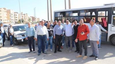 رئيس جهاز 6 أكتوبر يتفقد أعمال الطريق البديل بجنوب الأحياء