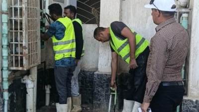 جهاز العبور الجديدة: ضبط 30 وصلة مياه مخالفة وإزالة تعديات جمعية عرابي