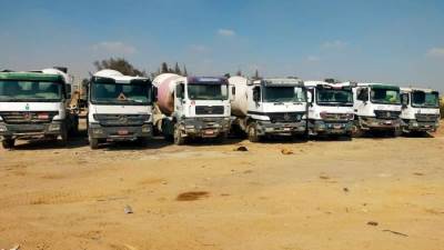 رئيس جهاز مدينة 6 أكتوبر: التحفظ على 12 خلاطة ومضخة خرسانية