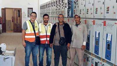 جهاز العاشر من رمضان: إطلاق التيار الكهربائي بموزع توسعة محطة محولات S13 