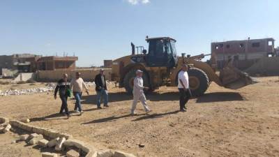 محمود مراد: إزالة فورية لمحاولتي بناء مخالف بالعبور الجديدة على مساحتين 1200 متر مربع