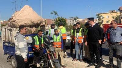 جهاز حدائق أكتوبر يكثّف حملاته لرفع الإشغالات وضبط الباعة الجائلين