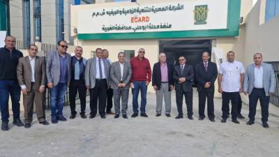 رئيس المصرية للتنمية الزراعية يتفقد منفذ محلة أبو علي بالمحلة الكبرى