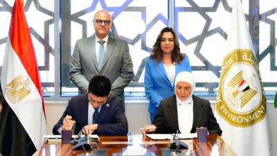 د.منال عوض: مذكرة تفاهم لإنشاء محطة تحويل 1,200 طن مخلفات يوميًا بالقليوبية