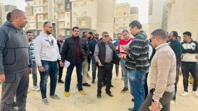 رئيس جهاز حدائق أكتوبر يتابع مستجدات الأعمال بمشروعي 810 عمارة و«ڤاليرا جاردن»