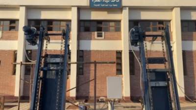 رئيس جهاز الصالحية الجديدة يتابع أعمال صيانة مأخذ المياه 