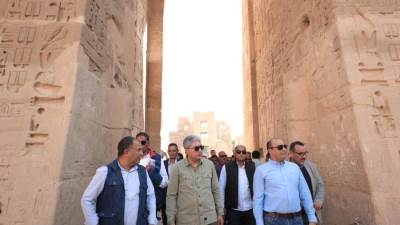 وزير السياحة: متابعة أعمال الترميم بالمواقع الأثرية منذ 2016 لتعزيز السياحة الثقافية