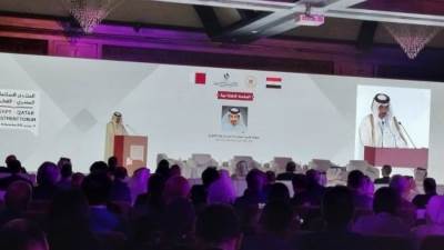 وزير التجارة القطري: منتدى الأعمال منصة مهمة لتعزيز التعاون الأقتصادى مع مصر