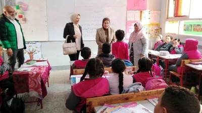 تفاصيل جولة د.همت أبوكيلة مدير تعليم القاهرة بمدارس حلوان