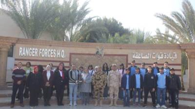 طلبة تعليم القاهرة يطّلعون على قدرات قوات الصاعقة