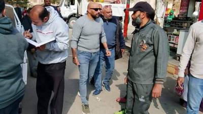 جهاز 15 مايو يشن حملة لرفع الإشغالات بأسواق 50 و90 و290 فدان