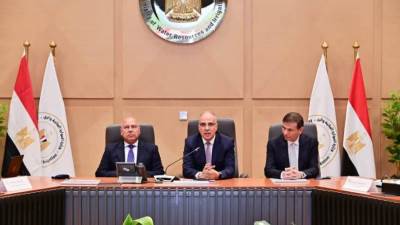 وزراء النقل والري والزراعة يؤكدون على تعظيم الاستفادة من المياه