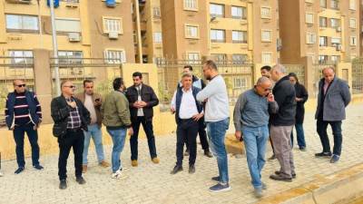 رئيس جهاز حدائق أكتوبر يتفقد مشروعات المرافق والإسكان بالمدينة