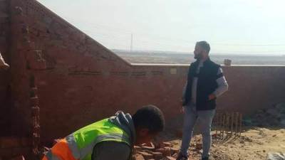 جهاز حدائق أكتوبر يرفع إشغالات الطرق ويزيل مخالفات بنائية بمختلف المناطق 