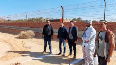 محمد عبد العزيز: جارٍ تنفيذ أعمال حفر خطوط الصرف الصحي بمحور زايد سفنكس