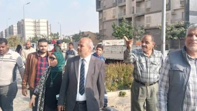 جهاز أكتوبر الجديدة يشن حملة لإزالة الإشغالات بـ«ابني بيتك» والـ800 فدان وسكن مصر