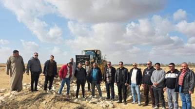 جهاز سفنكس الجديدة يسترد 188 فدانًا غرب طريق مصر–إسكندرية الصحراوي