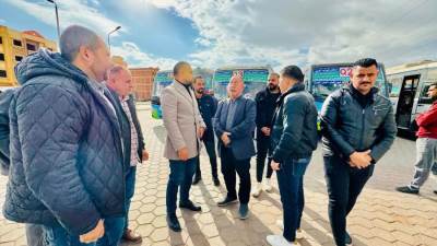 رئيس جهاز العبور الجديدة يعلن تشغيل 6 باصات على 3 خطوط جديدة