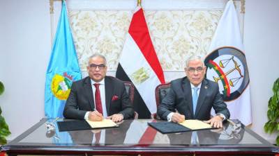 النائب العام يجري زيارة إلى نيابة استئناف طنطا