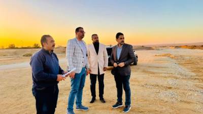 نائب رئيس المجتمعات العمرانية يتفقد الفرص الاستثمارية بالعبور الجديدة