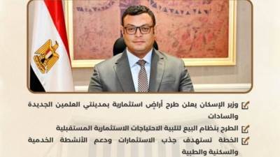 عاجل.. طرح قطع أراضٍ استثمارية بمدينتي العلمين الجديدة والسادات.. رابط التقديم