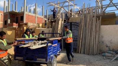 جهاز حدائق أكتوبر يقود حملة مكبرة لسحب قطع أراضي وإزالة مخالفات البناء