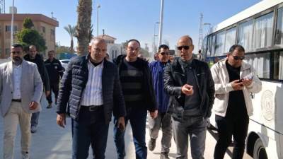 تفاصيل زيارة عبد الرؤوف الغيطي لمحطات المياه والطرق بمدينة الشروق