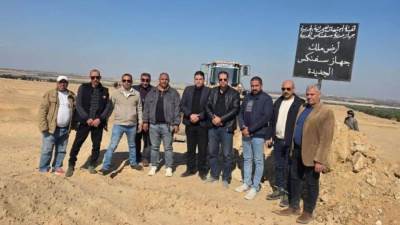 جهاز سفنكس الجديدة يسترد 900 فدان بطريق مصر الإسكندرية الصحراوي