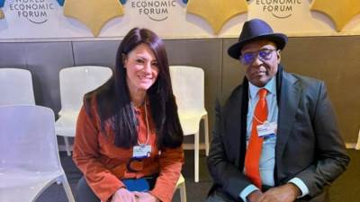 رانيا المشاط تبحث تعزيز التعاون مع شركاء التنمية في دافوس