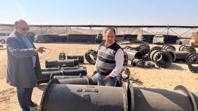 رئيس جهاز قنا الجديدة يعلن تشغيل «بوستر المياه» بالتوسعات الشرقية