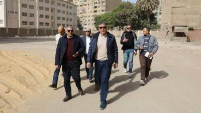 محافظ الجيزة يتفقد موقع معرض «أهلًا رمضان» بفيصل ويوجه بسرعة التجهيز للمواطنين