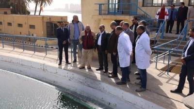 بطاقة 180 ألف م³ يوميًا.. رئيس القابضة لمياه الشرب يتفقد محطة الروضة