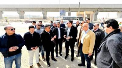 "الشربيني" يوجه بتكثيف تطوير ورفع كفاءة الطرق والمحاور بحدائق أكتوبر