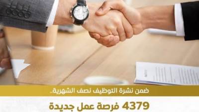  20 تخصصًا مطلوب في 12 محافظة.. قدّم على فرصة عملك الآن