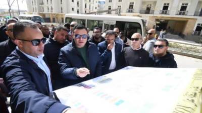 وزير الإسكان يتفقد 10,316 وحدة سكنية بالحي اللاتيني في العلمين الجديدة