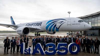 مصر تتسلم أول طائرة من طراز الايرباص «A350-900 »