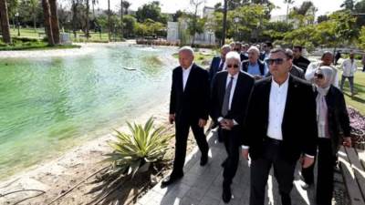 وزير الإسكان ومحافظ القاهرة ومستشار رئيس الجمهورية يتفقدون مشروعات تطوير القاهرة الخديوية