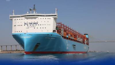 في أولى رحلاتها..عبور سفينة الحاويات «ASTRID MAERSK» قناة السويس 
