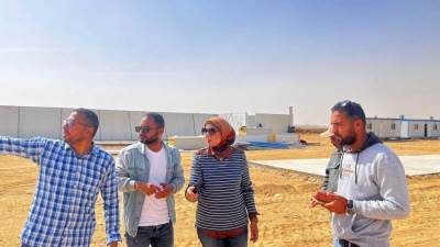 رئيس جهاز السويس الجديدة تتابع المشروعات الجارية وتؤكد الالتزام بالجداول الزمنية