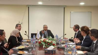 جهاز تنمية البحيرات والثروة السمكية يستقبل وفد دنماركي