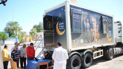 الرعاية الصحية: الكشف 2000 مواطن بالسويس وجنوب سيناء من خلال العيادات المتنقلة